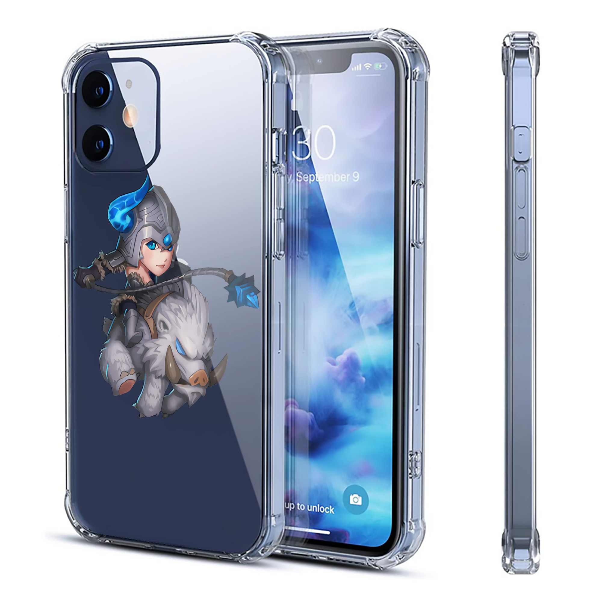 （画像用） リーグ・オブ・レジェンド League of Legends LOL 【iPhone 12シリーズ対応】透明スマホケース（クリアソフトケース）